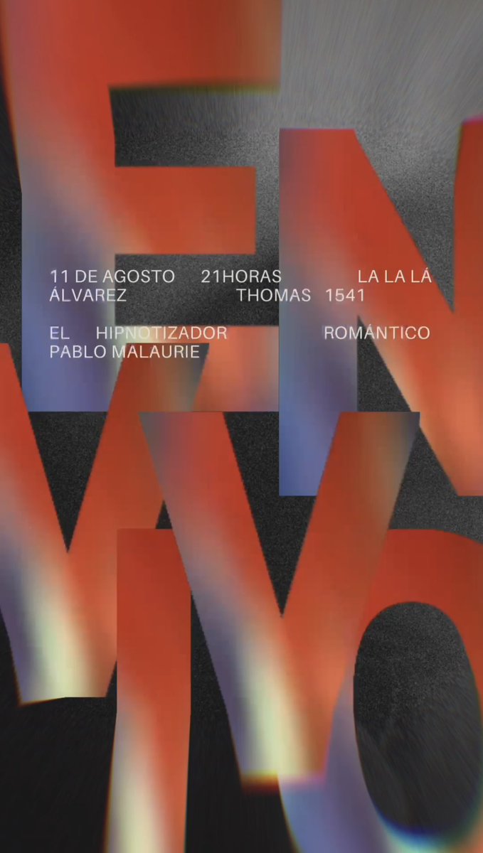 HipnoRomantico's tweet photo. Amigos y amigas tocamos el 11 de agosto junto a @pablomalaurie en Lalala 🫶 https://t.co/OfJKqMr0oY