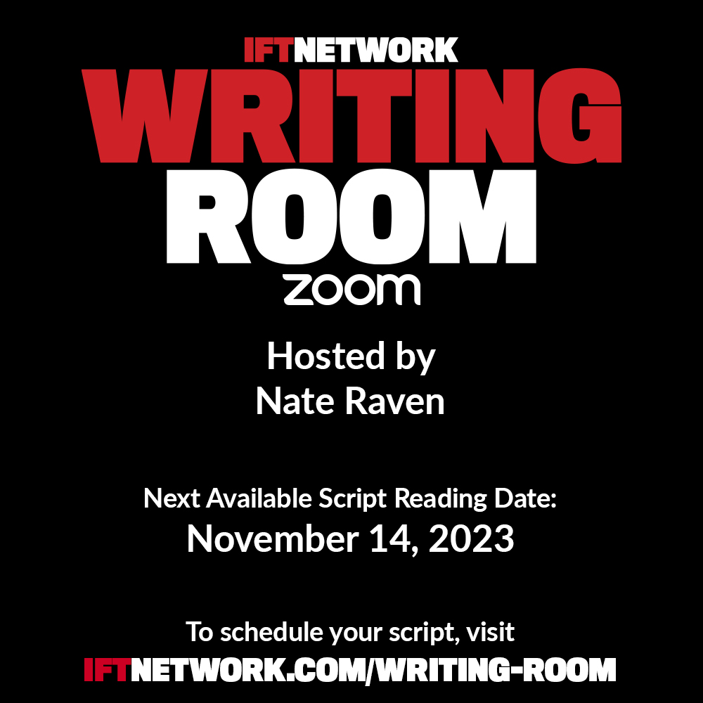 iftnetworktv's tweet image. IFT NETWORK WRITING ROOM
Next Available Script Reading Date: Nov 14

Hear your script out loud!!
#scriptdevelopment #indiefilmtheater #iftnetworkwritingroom #freewritingroom 

Book your free script reading here:
iftnetwork.com/writing-room