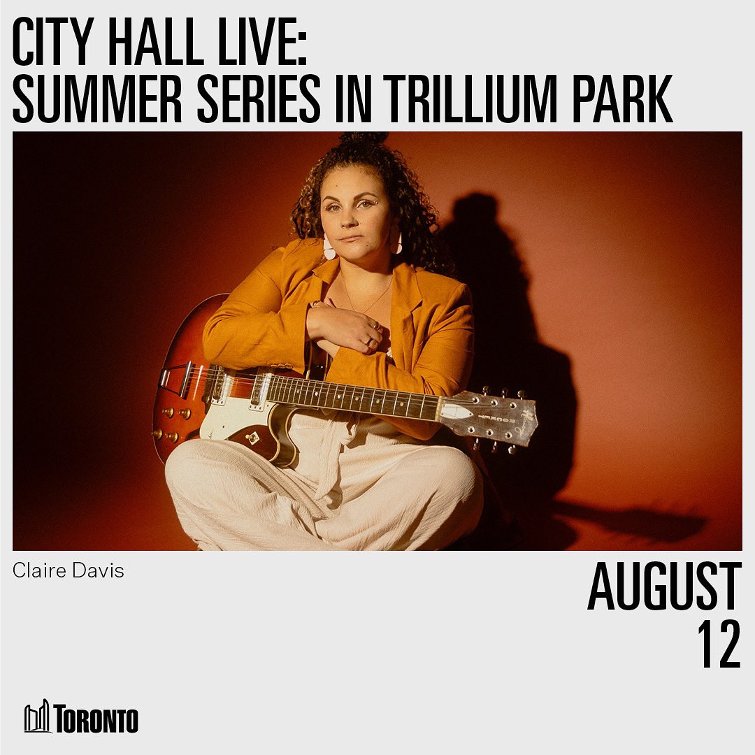 📣 Come watch myself, @BitterxBroke, Yard Lime, and @FreeLabelLove perform under the stars!

The free show begins at 6 p.m. on Saturday August 12 at Trillium Park in @ontarioplace . My band and I hit at 7:30pm!

#CityOfTO #SummerSeriesTP #TrilliumPark #OntarioPlace #CityHallLive