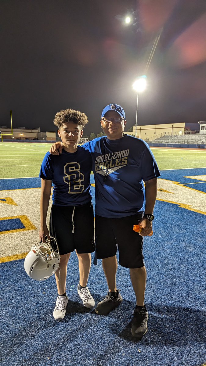A_GonzalezSEHS's tweet photo. I've been waiting for this moment since my son was 6 years old playing flag football and now it's finally here!

#SEHSthebest
#SEISDPeoplePassionPurpose
#TDEP https://t.co/Y5cSEKbo1w