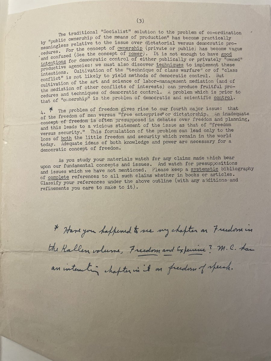 Dr__Cedeno's tweet image. Had the chance to read Dewey’s original archives and found several syllabi. It’s amazing how different they are from mine! He was generous with descriptions and definitions, with no grade breakdown. What's the most unconventional #syllabus you've seen?  #JohnDewey #philosophy