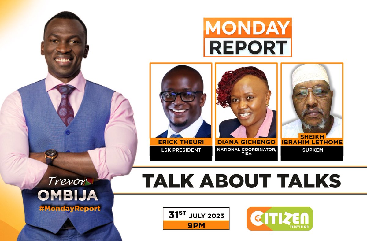 The Kenya Kwanza - Azimio Dialogue Countdown continues as the opposition picks its line-up. But what should be the agenda of the talks? Send in your views to <a href="/TrevorOmbija/">Trevor Ombija, HSC</a> #MondayReport