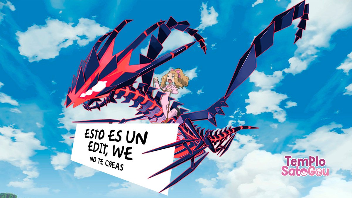 TemploSatogou's tweet photo. Hace algunos meses @Zoomalex716 comento que veríamos a Serena regresar al Anime montada en un Eternatus... Por fin sale la imagen que lo confirma ✌️🥴

Agradecimientos a Blaster44 por hacer el edit 100% real https://t.co/HRUl46Mni3