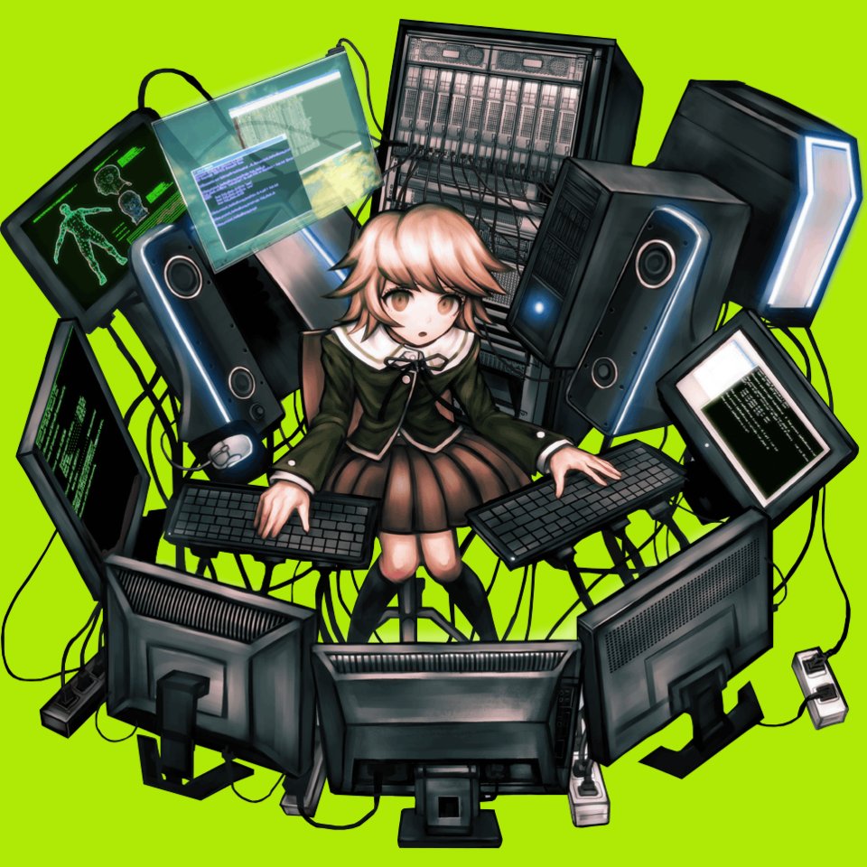 ⠀⠀⠀⠀' . . . I WANT TO CHANGE . '

⠀⠀⠀⠀CHIHIRO FUJISAKI, timid genius
⠀⠀⠀⠀seeking strength, known as the
⠀⠀⠀⠀ULTIMATE PROGRAMMER.  ⠀⠀⠀⠀  

⠀⠀⠀⠀#danganronparp #mvrp