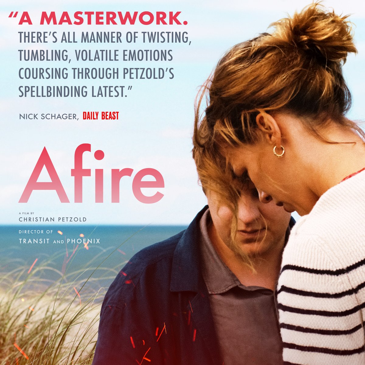 “A masterpiece.” -@thefilmstage A seaside vacation takes an unexpected turn in the latest from master director Christian Petzold. Winner of the Silver Bear Grand Jury Prize at this year’s Berlinale, AFIRE is coming to @roxietheater, opening Friday, 8/4 🎫afire.film