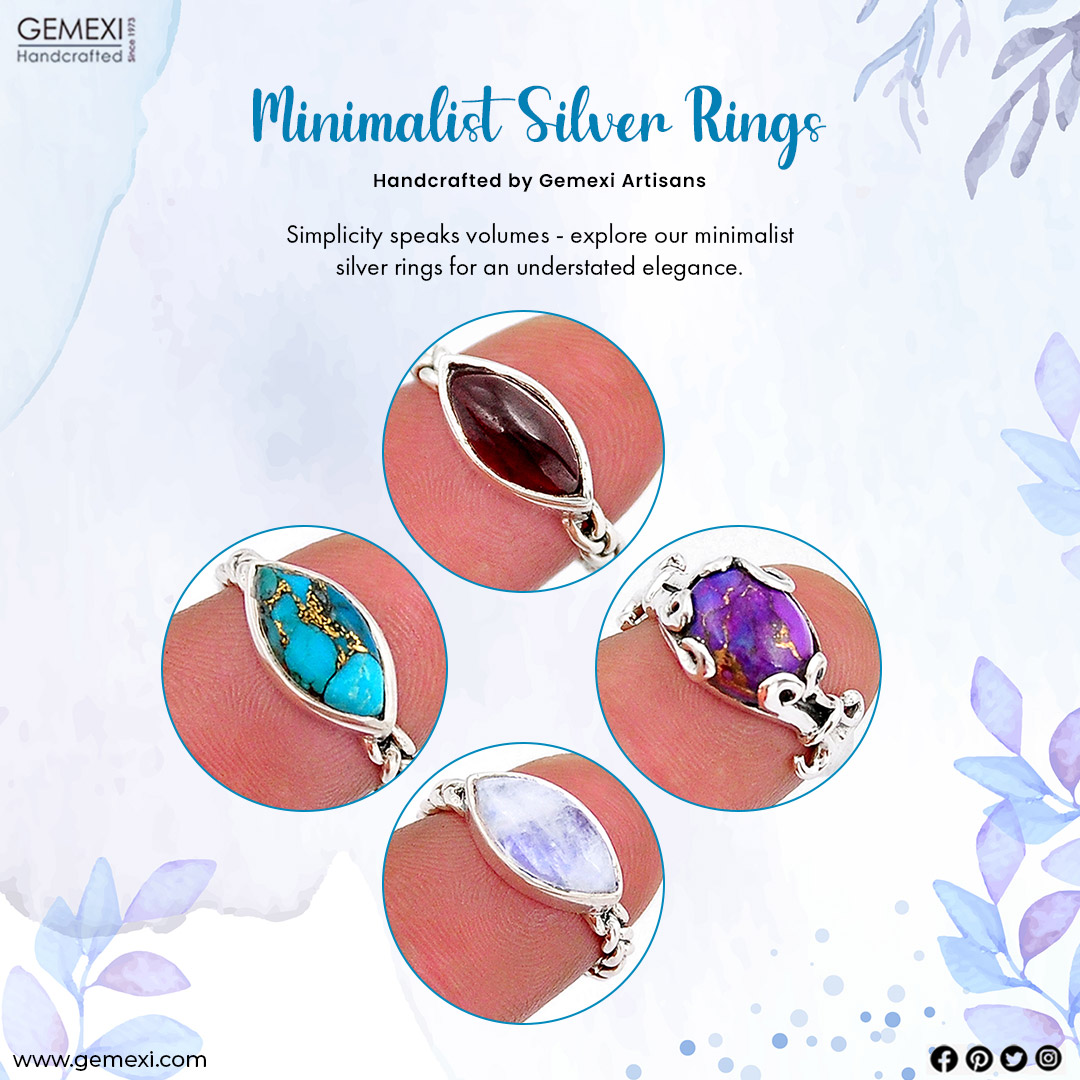 gemexi's tweet photo. Simplicity meets sophistication with our 925 sterling silver minimalist rings collection, perfect for those who appreciate understated elegance. 
.
.
Visit our page to find this style of exquisite jewelry https://t.co/sXyqVKF7Lj 

#gemex  #minimalistjewelery #explorepages https://t.co/IWIYqAHyhW
