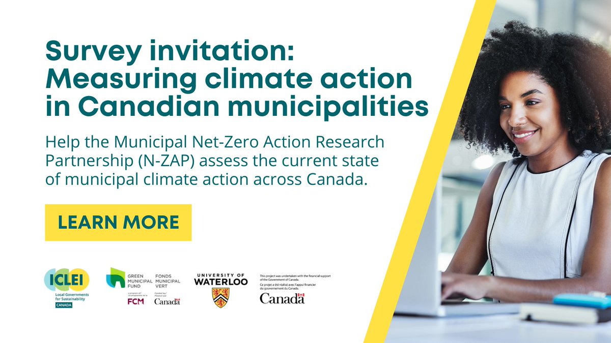 ICLEI_Canada's tweet photo. Canadian municipalities have the opportunity to participate in a survey that aims to capture the current state of municipal #ClimateAction across the country. Learn more 👉 https://t.co/QId53oWOqu
#ClimateAction #CDNmuni #CanadaClimateSurvey https://t.co/FJXzTI3GxD