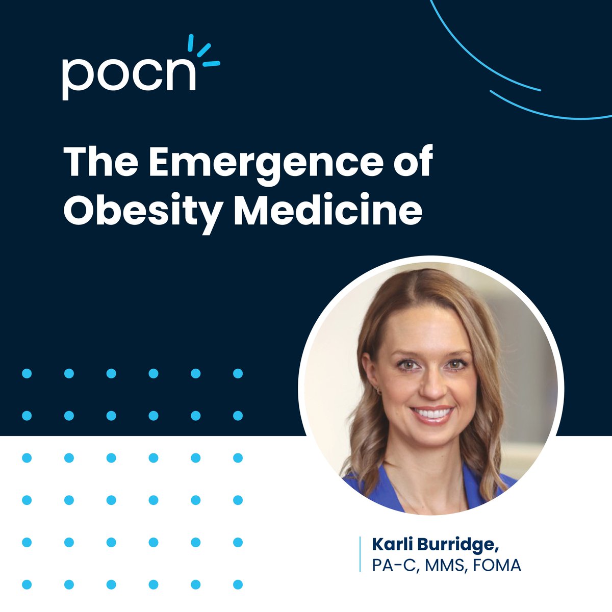 The CDC indicates 41.9% of Americans have obesity, which is becoming increasingly complex to manage. Karli Burridge, PA-C, MMS, FOMA, talks about how obesity impacts the way NPs & PAs treat a variety of associated conditions & comorbidities. Watch now: pocnplus.com/video/emergenc…