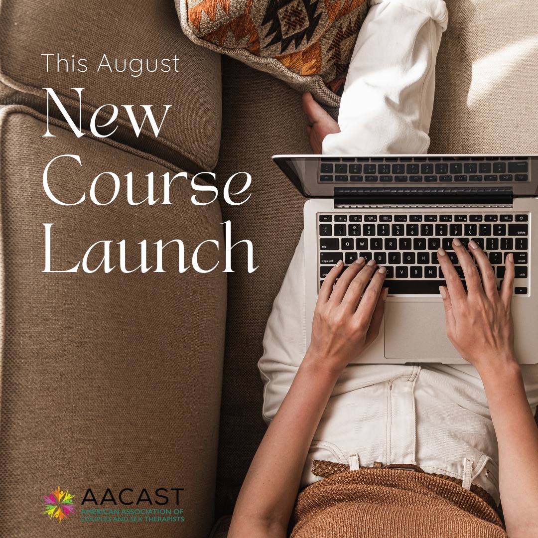 AACAST_IACT's tweet photo. Calling all mental health professionals!

Our new course begins August 3. Join Part II: Human Sexuality, Sex Education &amp; Sex Therapy (HSSEST). 
Join here!
https://t.co/zJ0ptf6mtn

#aacast4therapy #couplesandsextherapy #couplestherapy #sextherapy #sextherapytraining https://t.co/u1sQDf0XpS