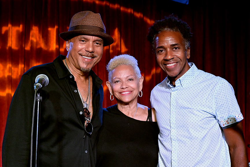 Vocalist Josephine Beavers, Grammy Award-winning sensation Howard Hewett, and Legendary Bassist Edwin Livingston together after an unforgettable show at Catalina Jazz Club, Hollywood. Photo by George DeLoache. georgedeloache.com   #catalinajazzclub #music  #nikon
.
.
.
.
.