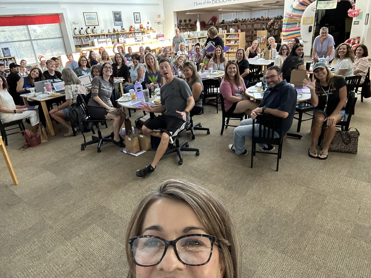 CGaillour's tweet photo. GOK staff day one! School Year 2023-24! #OneGOK #WeAreReady! @ABQschools https://t.co/2MIanVfY4V