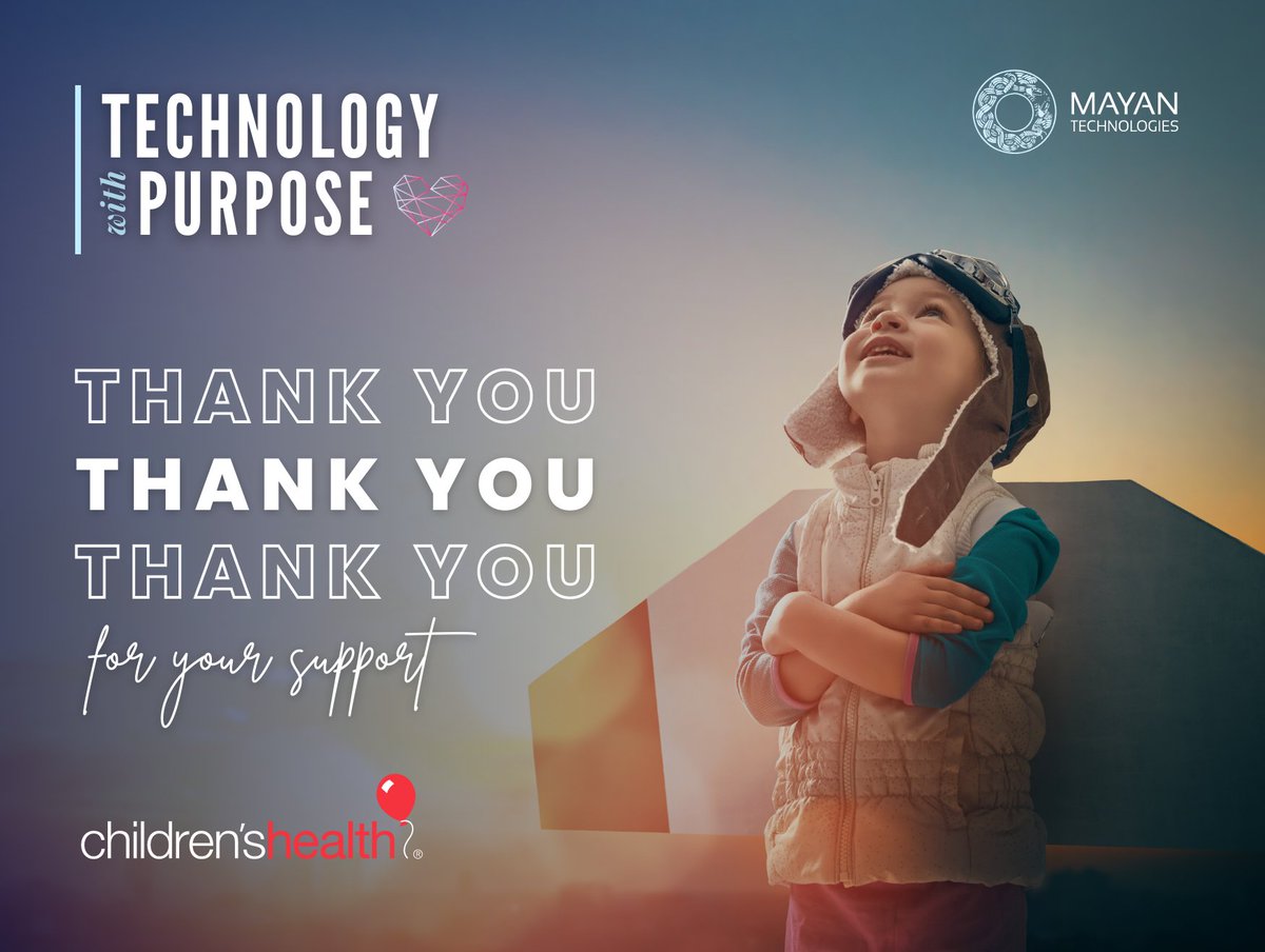 It's the #lastday of our #TechwithPurpose campaign! We want to say a #thankyou to all those who joined us on this incredible journey 🙌✨ Your #support will help provide the best #healthcare to children who need it. Together, we can #makeadifference! 🎉⠀

#OpenHeartInitiative