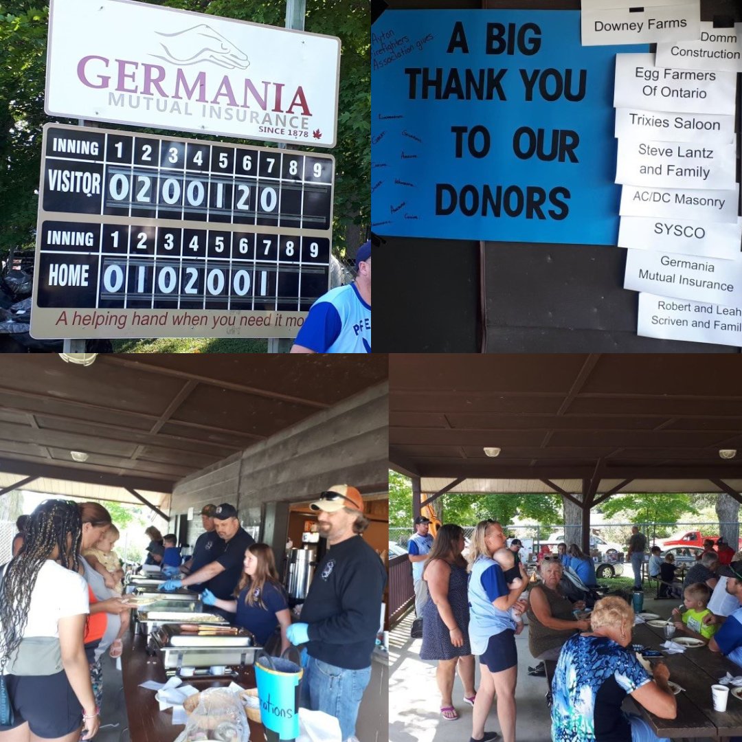 GermaniaMutual's tweet photo. Germania was happy to donate towards the Ayton Fire Fighters Association & their Fire Fighters Breakfast this past weekend. This is a great cause, with proceeds going towards local Childrenβs Play Ground Equipment! #InYourCommunityForYourCommunity https://t.co/12jHYShTmV
