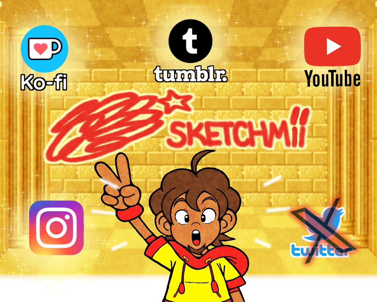 sketchmii's tweet image. Just making another reminder that you can find me on these other sites going by the same name, “Sketchmii” if you want to continue enjoying my works!