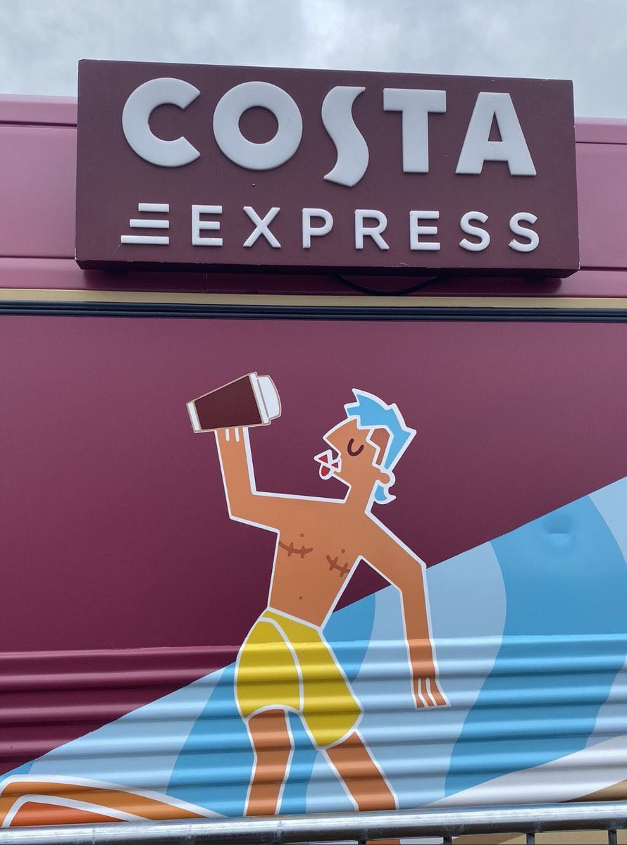 davidkurten's tweet image. This glorification of breast mutilation and mental illness is deplorable. 
#BoycottCostaCoffee