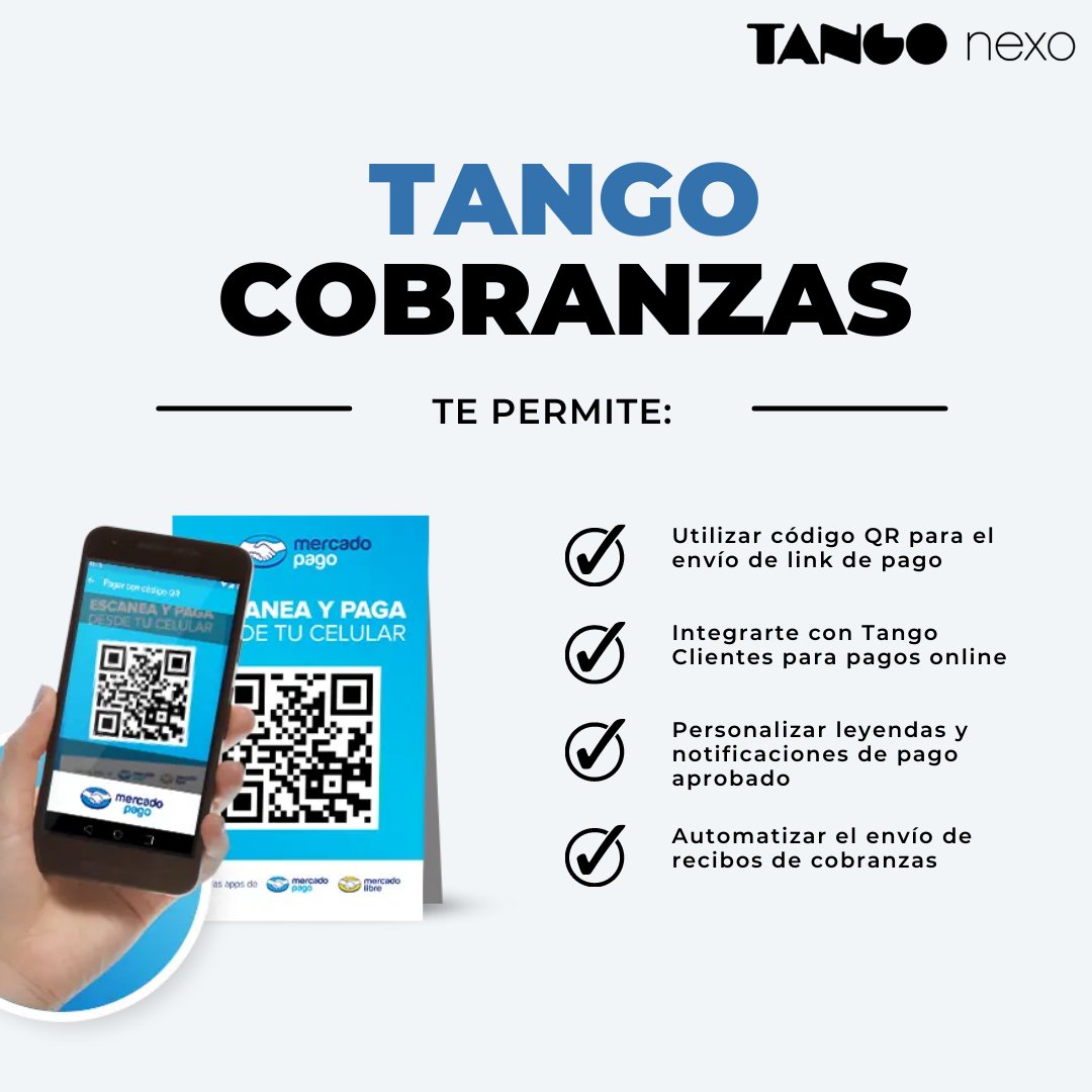 GrupoTesys's tweet image. 🤝 Tango Cobranzas te permite administrar y vincular tu Tango Ventas con servicios de pago electrónico.

Comunicate con nosotros:
📞 011-5352-5230 📱 011-5731-0994

#GrupoTesys #TangoGestion #TangoSoftware #TangoDelta2 #Tango #ERP #Software #Pymes #TangoNexo #TangoCobranzas