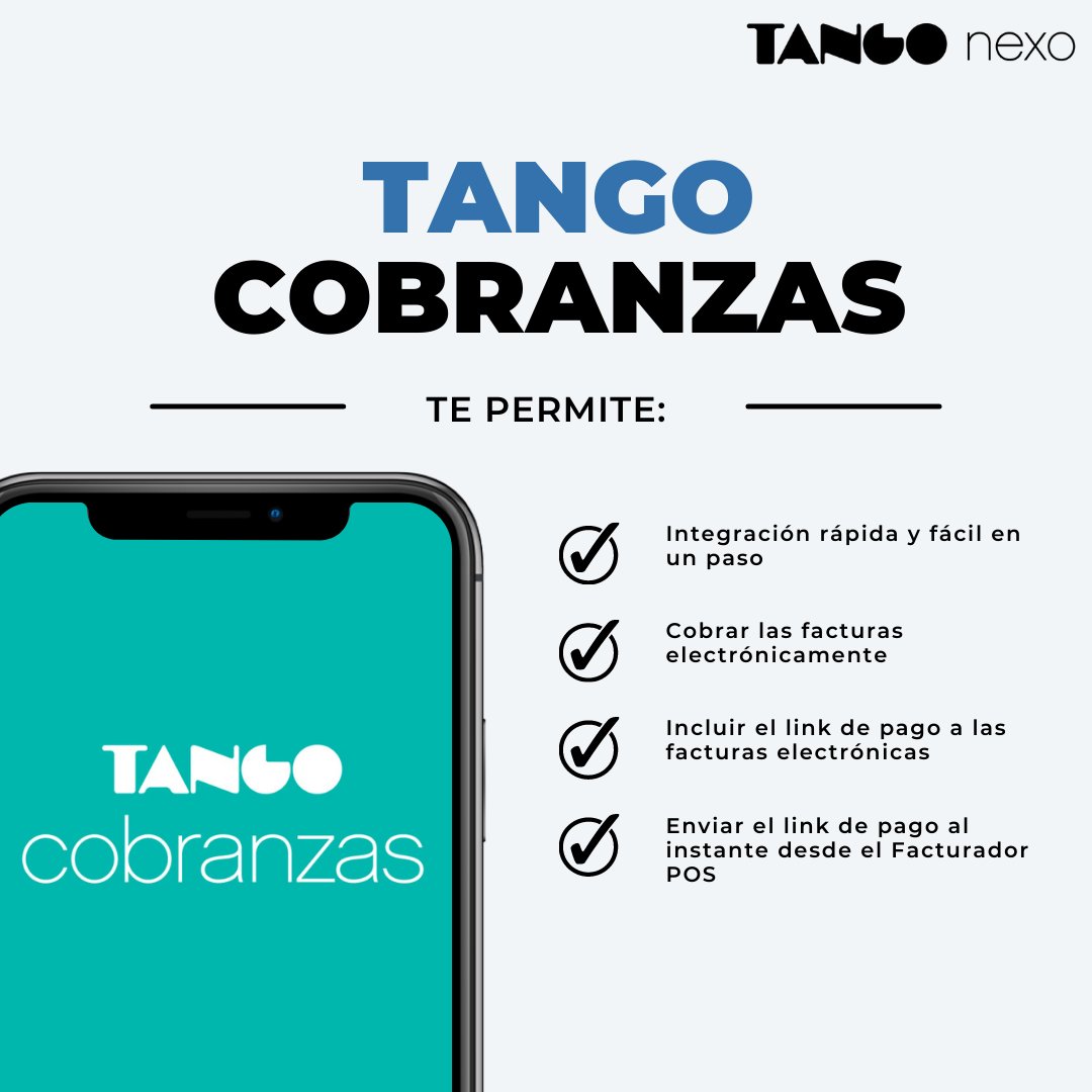 GrupoTesys's tweet image. 🤝 Tango Cobranzas te permite administrar y vincular tu Tango Ventas con servicios de pago electrónico.

Comunicate con nosotros:
📞 011-5352-5230 📱 011-5731-0994

#GrupoTesys #TangoGestion #TangoSoftware #TangoDelta2 #Tango #ERP #Software #Pymes #TangoNexo #TangoCobranzas