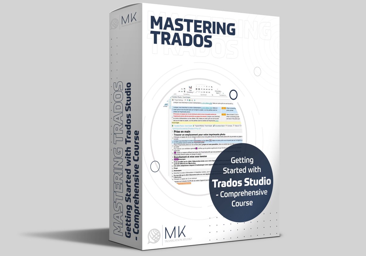 mkucharski8's tweet image. 🌟 Learn Trados Studio &amp;amp; boost your translation skills! 🎓 💻 The perfect course for beginners &amp;amp; experienced translators alike! 🌍 Access 8 modules, 5 hrs 20 mins total. Bonus materials included! Enroll today! 🚀 #trados #translation #cattools
marcinkucharski.pl/en/sklep-2/cou…