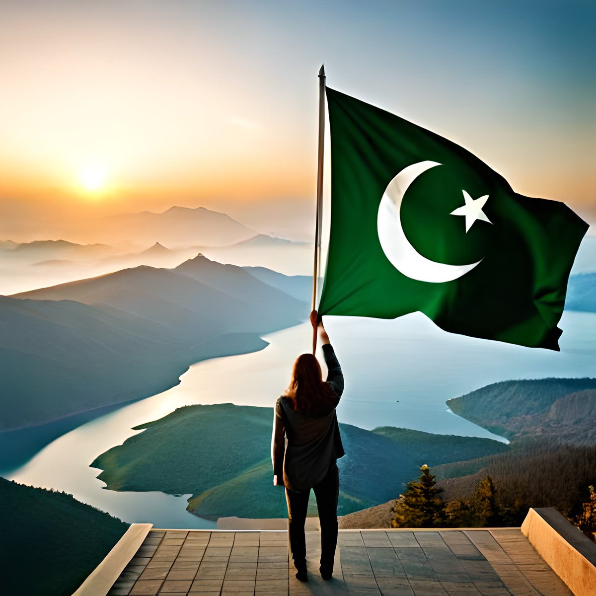 🇵🇰 Celebrating Pakistan's independence, a beacon of hope lighting our path to a brighter future! 🌟 Embrace the excitement of progress & unite in celebration. Together we'll rise with optimism, building a prosperous tomorrow for generations to come #Independence #Pakistan #August