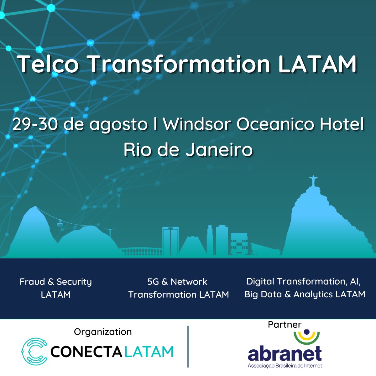 #TelcoTransformationLatam
Faça já sua inscrição em lnkd.in/dTJrpE3G