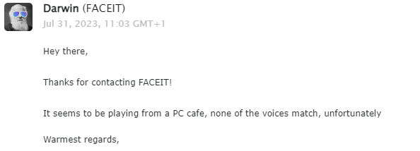 vul333's tweet photo. @FACEIT @FACEITSupport 
A player smurfing on verified account, this is best you could come up with?

The account that I reported:
https://t.co/JpHvprb75S

This person knew every 128-tick exclusive instant window smoke on mirage with 84hr Steam playtime?
🤡🤡🤡
#CSGO #CS2 https://t.co/W0ZygGin3d
