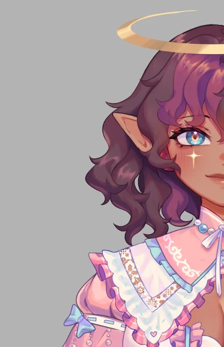 A peek of my vtuber dotter pls go follow them @/AKIRAANgelicvt 