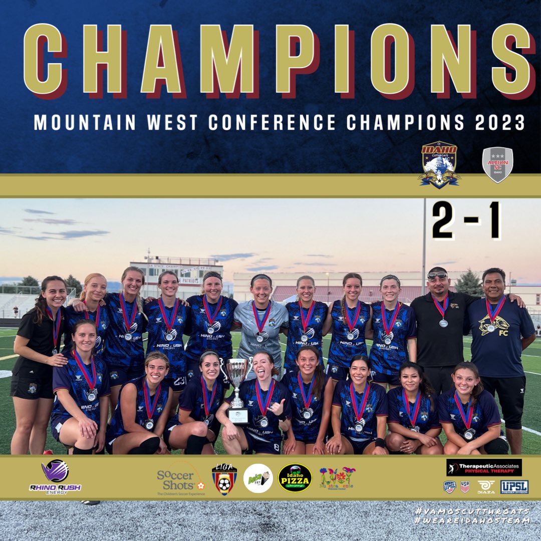 Lady Cutthroats are your 2023 UPSL Mountain West Conference Champions!