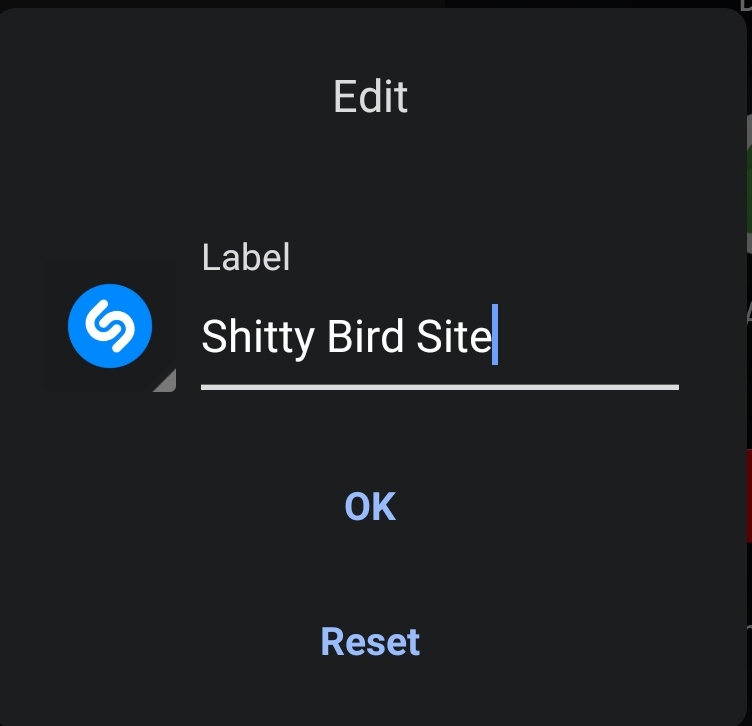 FingerDrawings's tweet photo. @mrbowers @otherhappyplace I don't have Shazam, so here I'm using that icon. I then changed the name to fit the logo. https://t.co/hfCaB2Tslh