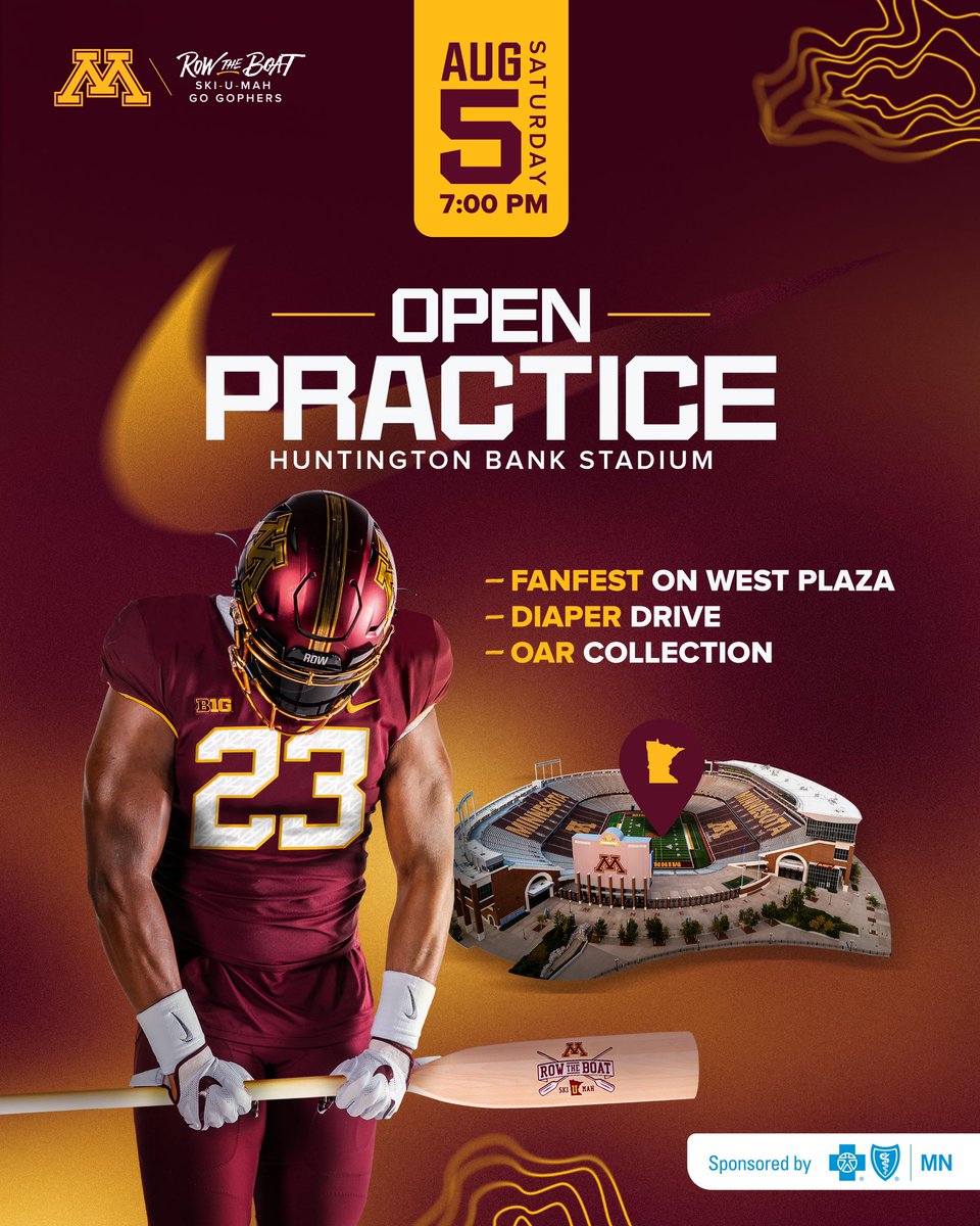 GopherFootball's tweet photo. Miss us? Good thing you can catch us this Saturday!

🔗 https://t.co/xO3Q05tw8v

#RTB #SkiUMah #Gophers https://t.co/LH5GoIl5wA