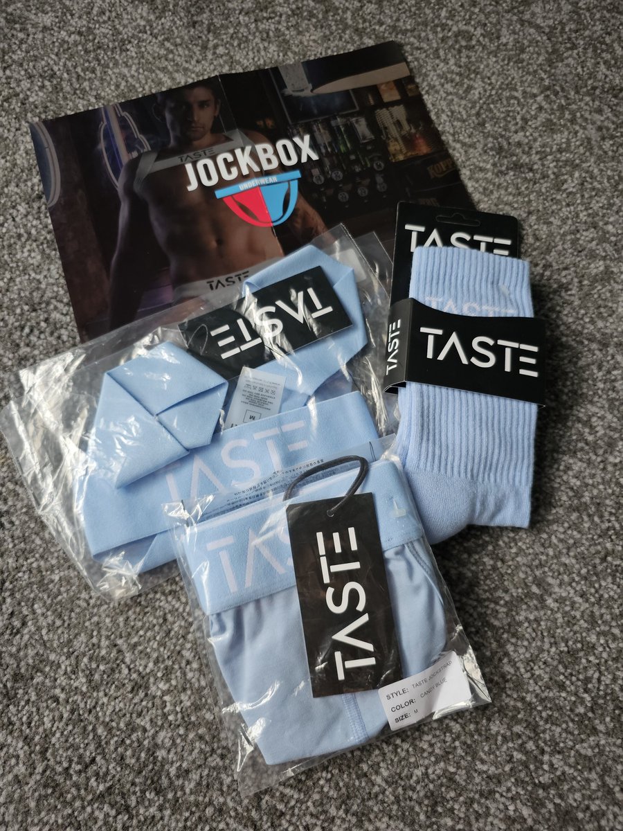Gaykentboi_priv's tweet photo. My first Taste Menwesr arrived today. Gonna try them later 

@jockbox_ @tastemenswear https://t.co/EzD1X0s5RQ