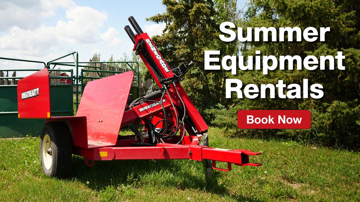 flamangroup's tweet photo. Round up some great hay and livestock solutions at Flaman. We are still booking post pounders, bale carts, hay rakes, landscaping equipment rentals, and more.

Find your local dealer: https://t.co/U0dioFDdJb https://t.co/EoQD4r2ILp