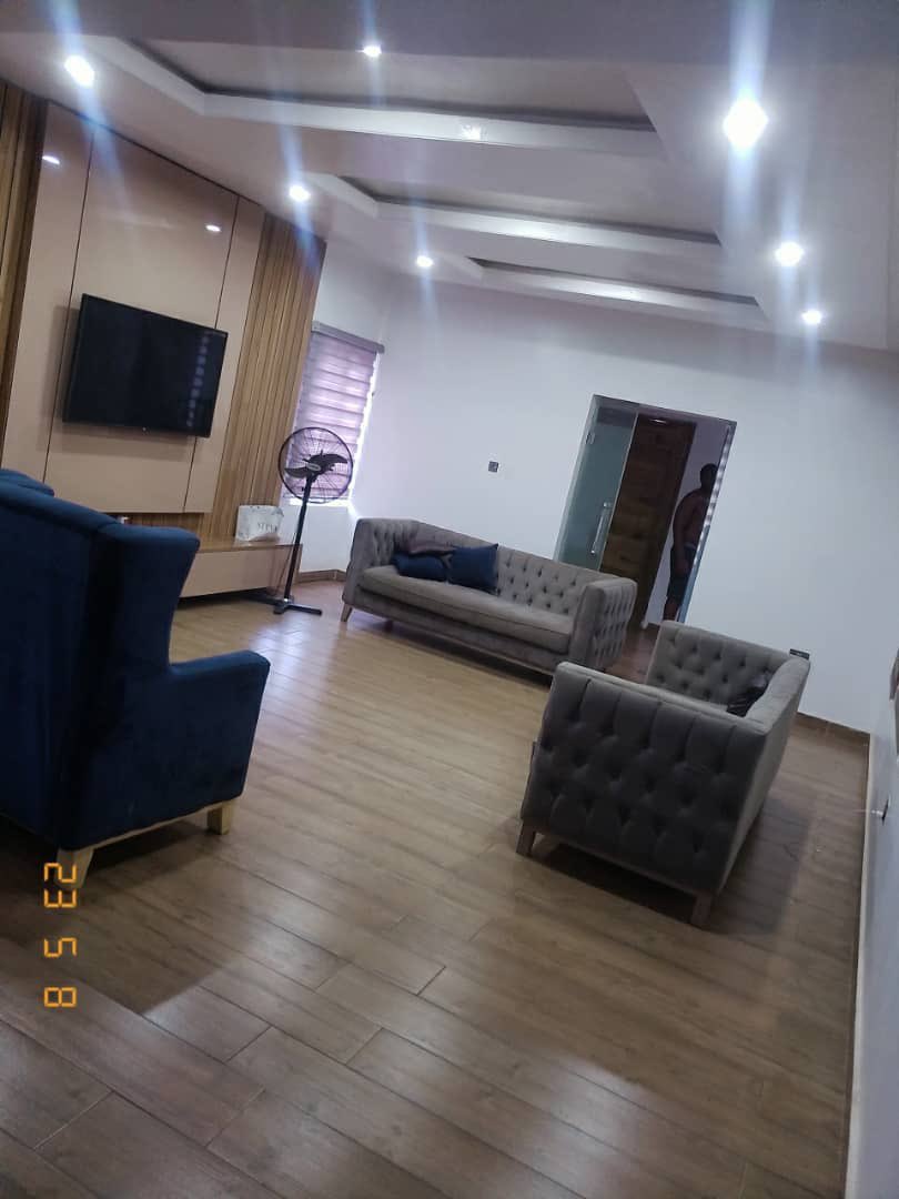stagemill's tweet photo. FOR SALE 
Description: Modern 4Bedroom Duplex.
Furnished.
CCTV camera.   
Location: Secured Estate in Ipaja, Ayobo. Lagos   
Land Size: Half Plot 
Price: 80m slightly negotiable    
For Enquiry: 07063971309
#housingmarket https://t.co/5Au8Snkjqz