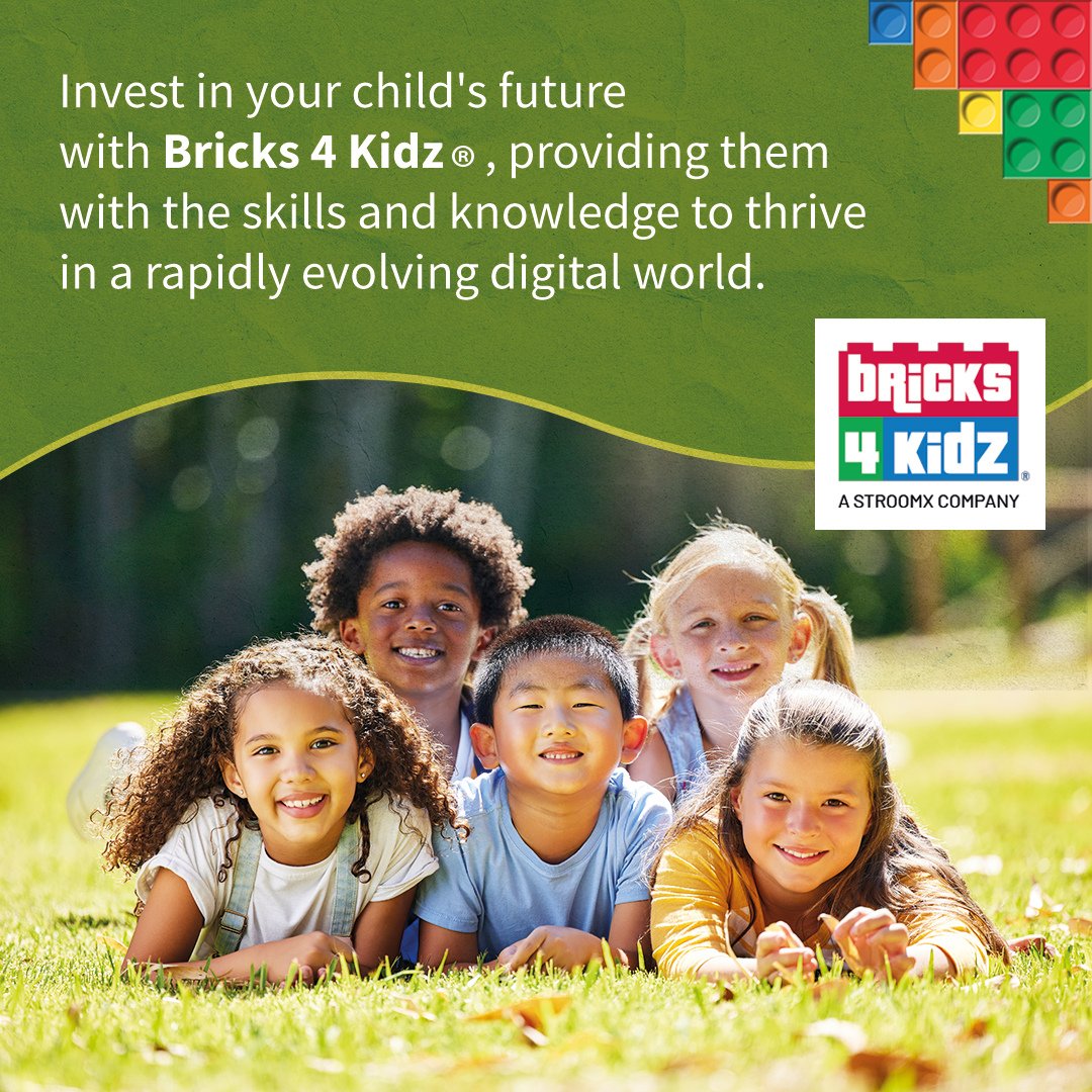 Invest in your child's future with #Bricks4Kidz! We equip them with skills & knowledge to thrive in a rapidly evolving digital world. Prepare them for success with hands-on learning and endless possibilities! #Education #STEAM #DigitalWorld #FutureReady