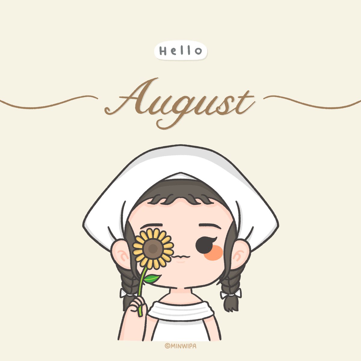 minwipa's tweet photo. hello August ; 🤏

ขอให้เป็นเดือนที่ดี
ขอให้เป็นเดือนที่แสนอบอุ่นนะ

(🌻) https://t.co/iy7zKLF9HA