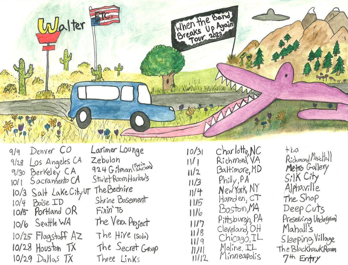 you’ve seen a lot of tour flyers in your day, but never one quite like this…