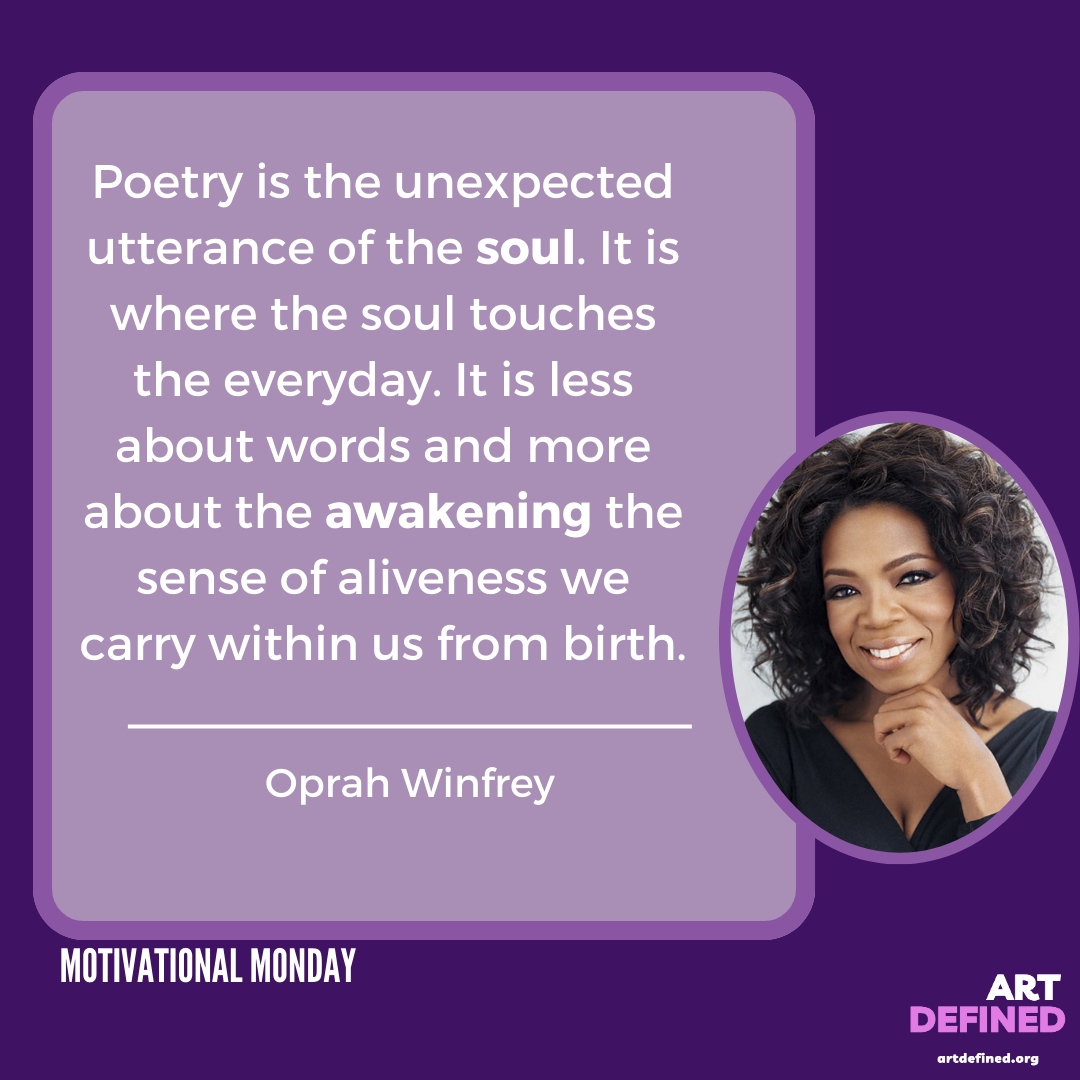 artdefinedinc's tweet photo. whoo, snaps to that!

#motivationalmonday #poetry #art #inspirationalquotes #poet #artist #artdefined https://t.co/0ywi4dTwEu