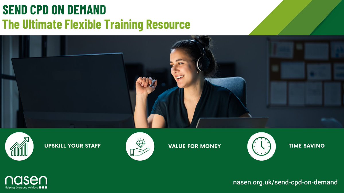 nasen_org's tweet image. Are you looking to upskill and boost your learning? Get the highest quality training and CPD with nasen&apos;s SEND CPD on Demand! 💻

Learn more: ow.ly/1ahe50PkKFm

#SENDCPDonDemand #ConvenientLearning #BoostYourLearning #HighestQualityCPD
