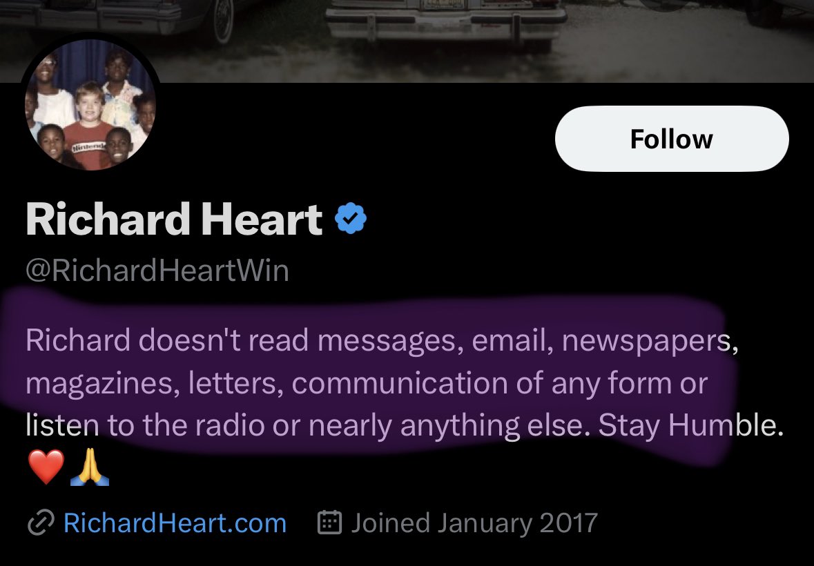 sea_turtleNFT's tweet photo. I would give @RichardHeartWin a heads up that he’s being sued by the SEC but he made it pretty clear he doesn’t read. 

#stayhumble https://t.co/expAfJ0Y7o