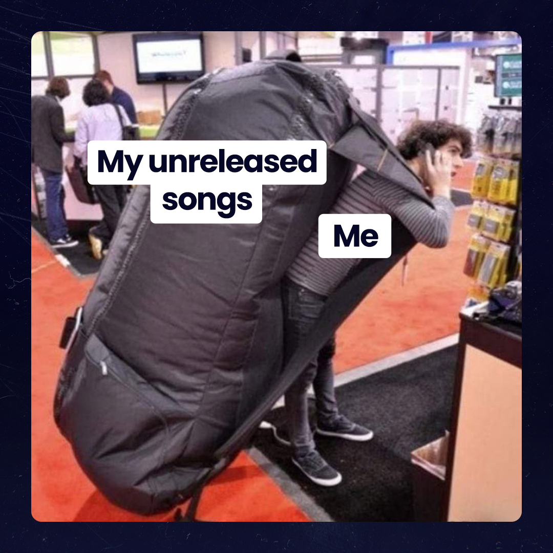 Release your art. Share those songs! 💪🎶

Tag an artist who NEEDS to see this. 👇