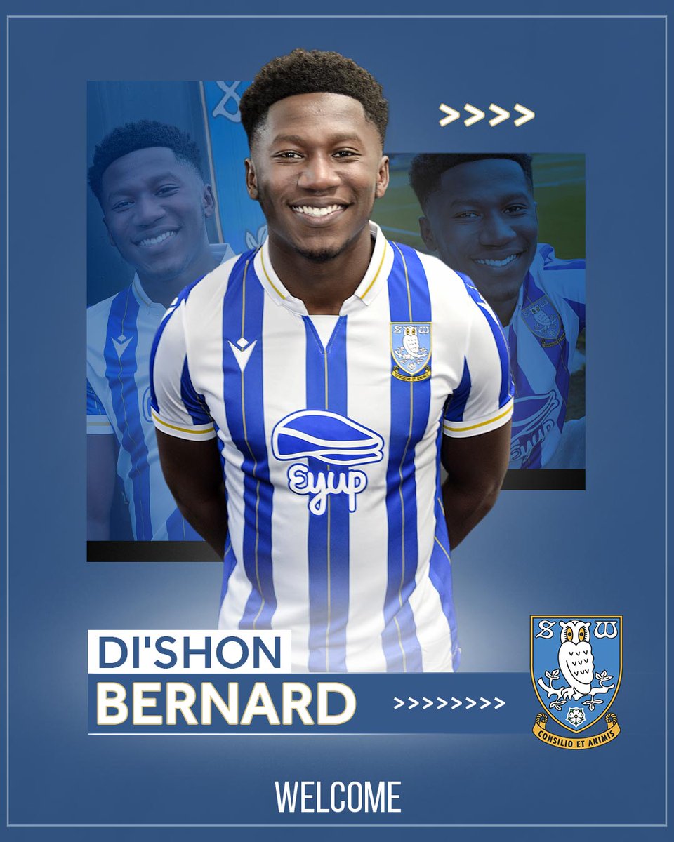 swfc's tweet photo. Welcome to the Owls, Di'Shon Bernard!

#swfc https://t.co/cNMSDbNYDX