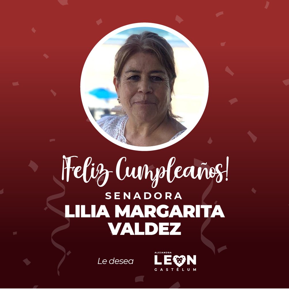 carmenleon76's tweet photo. ¡Feliz Cumpleaños! Senadora @SenadoraV 🥳🥳🥳 https://t.co/lcQAZFCPo4