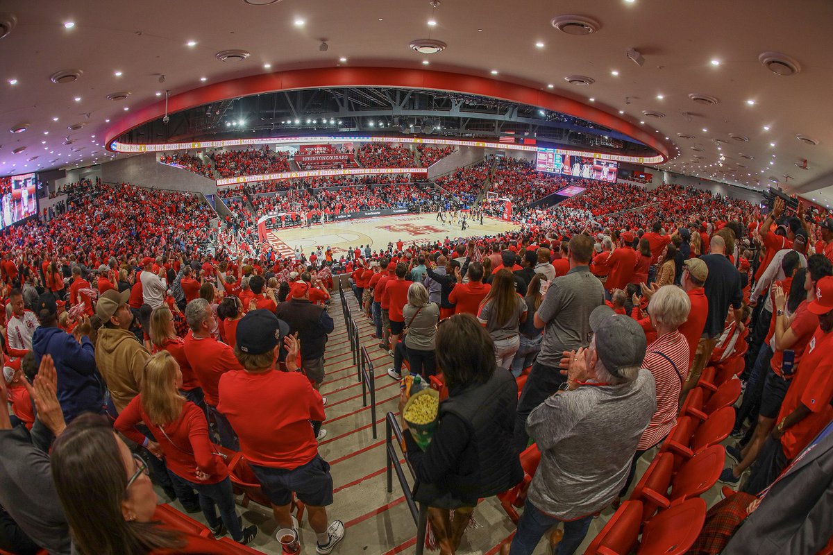 .<a href="/UHCougarMBK/">Houston Men's Hoops 🏀 🐾</a> is 𝐁𝐀𝐂𝐊 in the Fertitta Center for 1️⃣ night in August…

See you tomorrow at 7 pm for the Red &amp; White scrimmage! 

🎟: Free admission
🚪: 6 pm

#GoCoogs x #ForTheCity