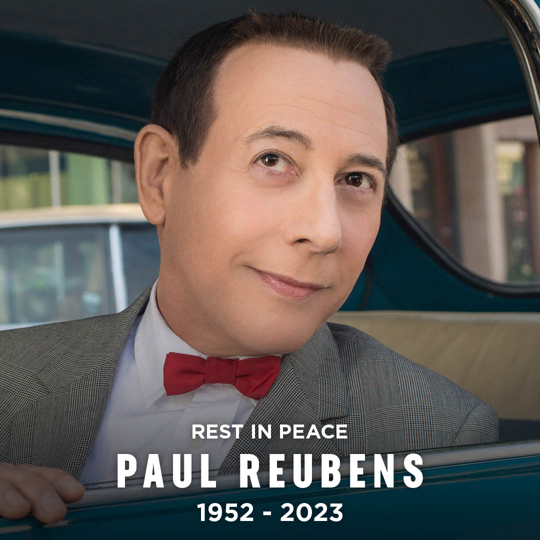 Paul Reubens, best known for his role as Pee-wee Herman, has sadly passed away at the age of 70. Rest in peace.