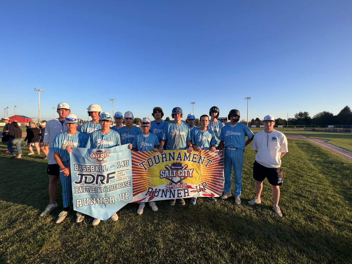 Congrats to all of the teams who competed in our JDRF Battle @ The Base Tournament this weekend!

🏆14u 
🥈Runner-ups: North Colonie-Bisons
🥇Champions: Sportszone