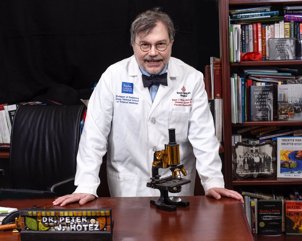 Today, @PeterHotez from @bcmhouston and @tchglobalhealth joins @ErnieOnTV to discuss the latest uptick in COVID-19 cases, the importance of childhood vaccines, and the rise of the anti-science movement. #JoinTheConversation LIVE at 3pm CT. ☎️ 888-486-9677
