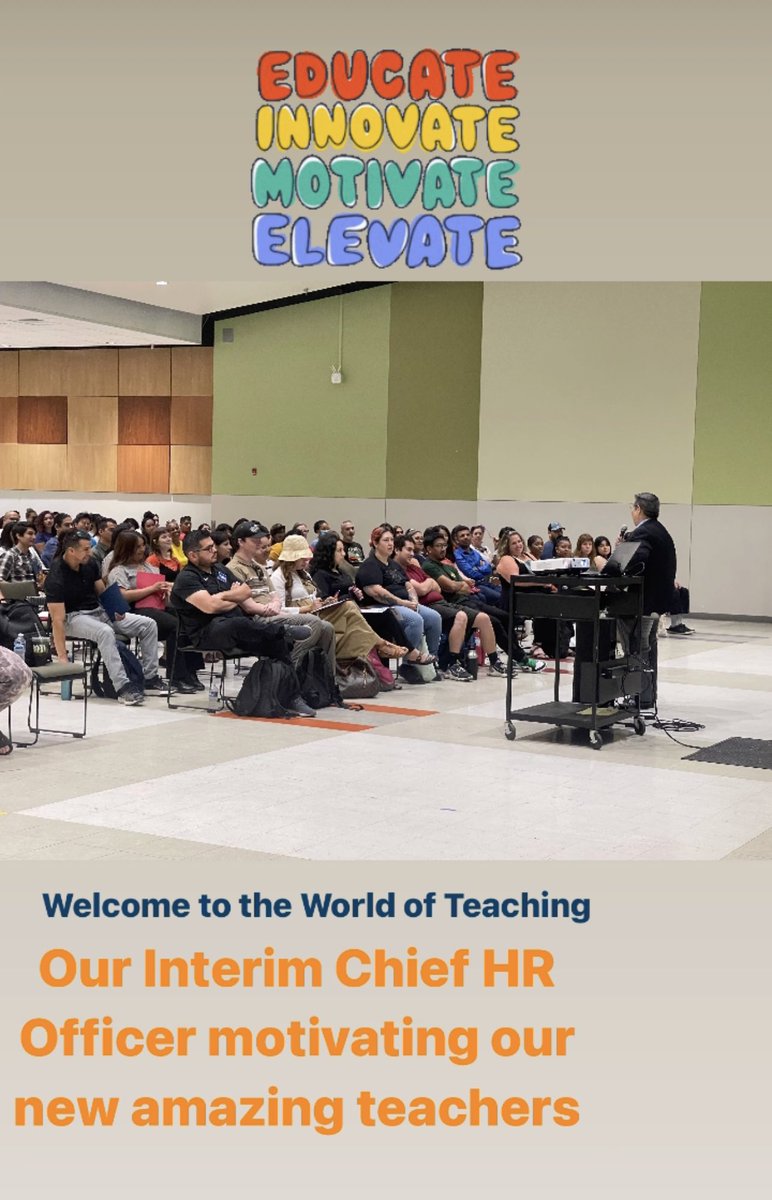 Welcome new teachers to <a href="/laschools/">Los Angeles Unified</a>, we are excited for your journey and can't wait to see the amazing things vou will do for our students and our communities! 🌟🏫🍎
#ReadyForTheWord
