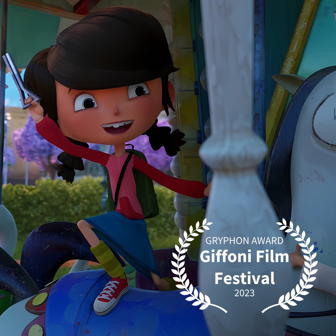 Yet another reason to LOVE Italy! 🎉
La Calesita has won the <a href="/giffonifilmfest/">Giffoni</a>’s Gryphon Award for Best Short Film in the Elements +3 category! Thank you to the jury for your consideration! And congrats to director <a href="/goosefilms/">Augusto Schillaci</a> and the amazing team that made this wonderful film!