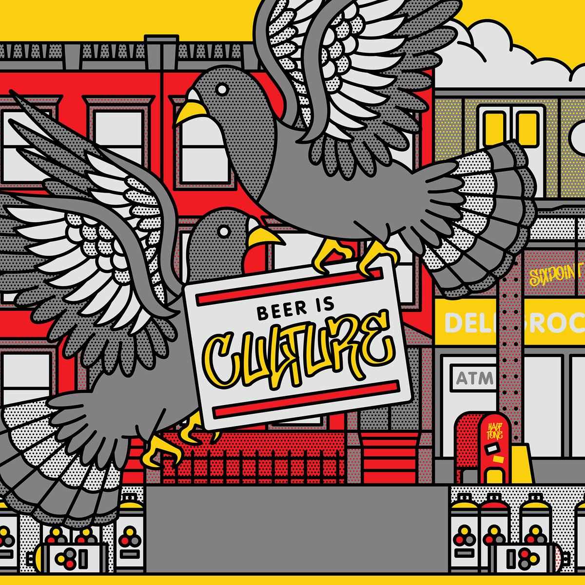 Red Halftone tweet media