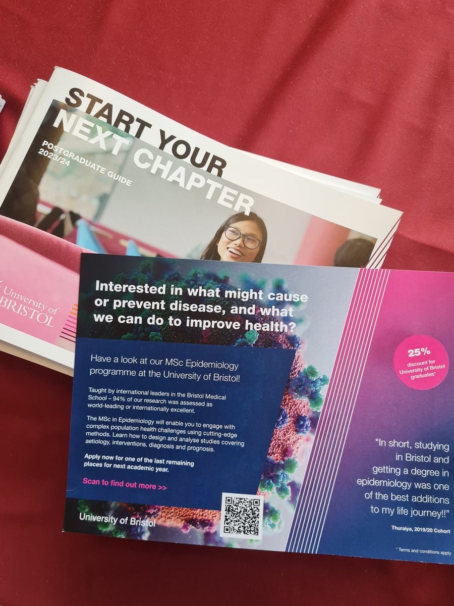 Caketin_Wade's tweet photo. Congratulations to all those @BristolUni graduates today! 

Have you considered doing an MSc? Bristol Alumni get a 25% discount on all postgraduate tuition fees! 

Interested in causes of disease and how to improve health? Look no further than the MSc Epidemiology! #bristolgrad https://t.co/OWpJuMuQOx