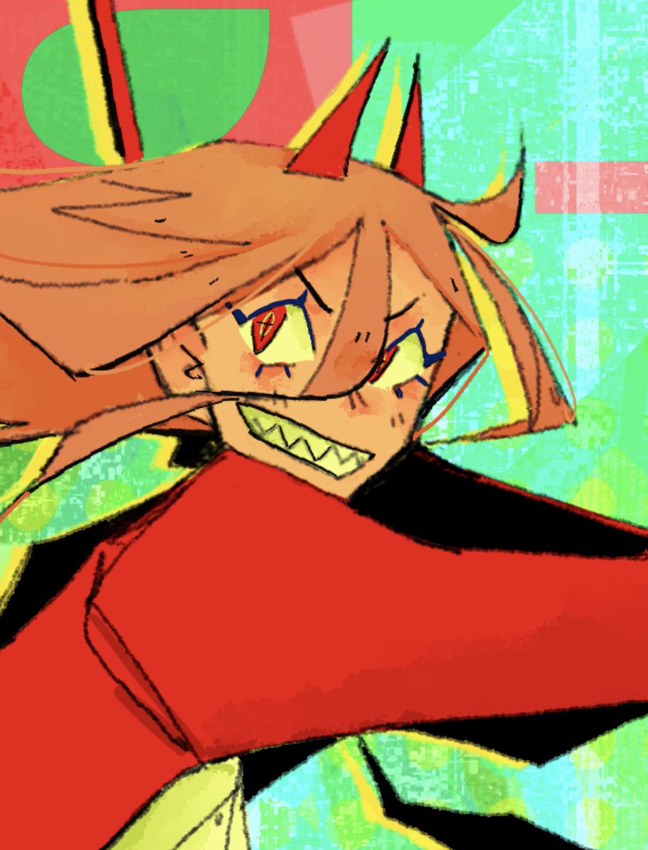 v3rdure_'s tweet image. the way i draw power has changed a lot., i love getting comfortable enough drawing a character that i can stylise them in a cool way
#chainsawman